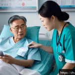 간호사의 실습 현장에서의 교훈 - A professional nursing team in a modern hospital setting, wearing clean and neat medical uniforms wi...